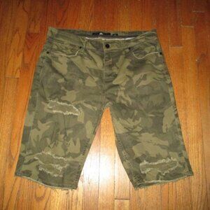 JORDAN CRAIG Camo Jean Shorts Sz 38